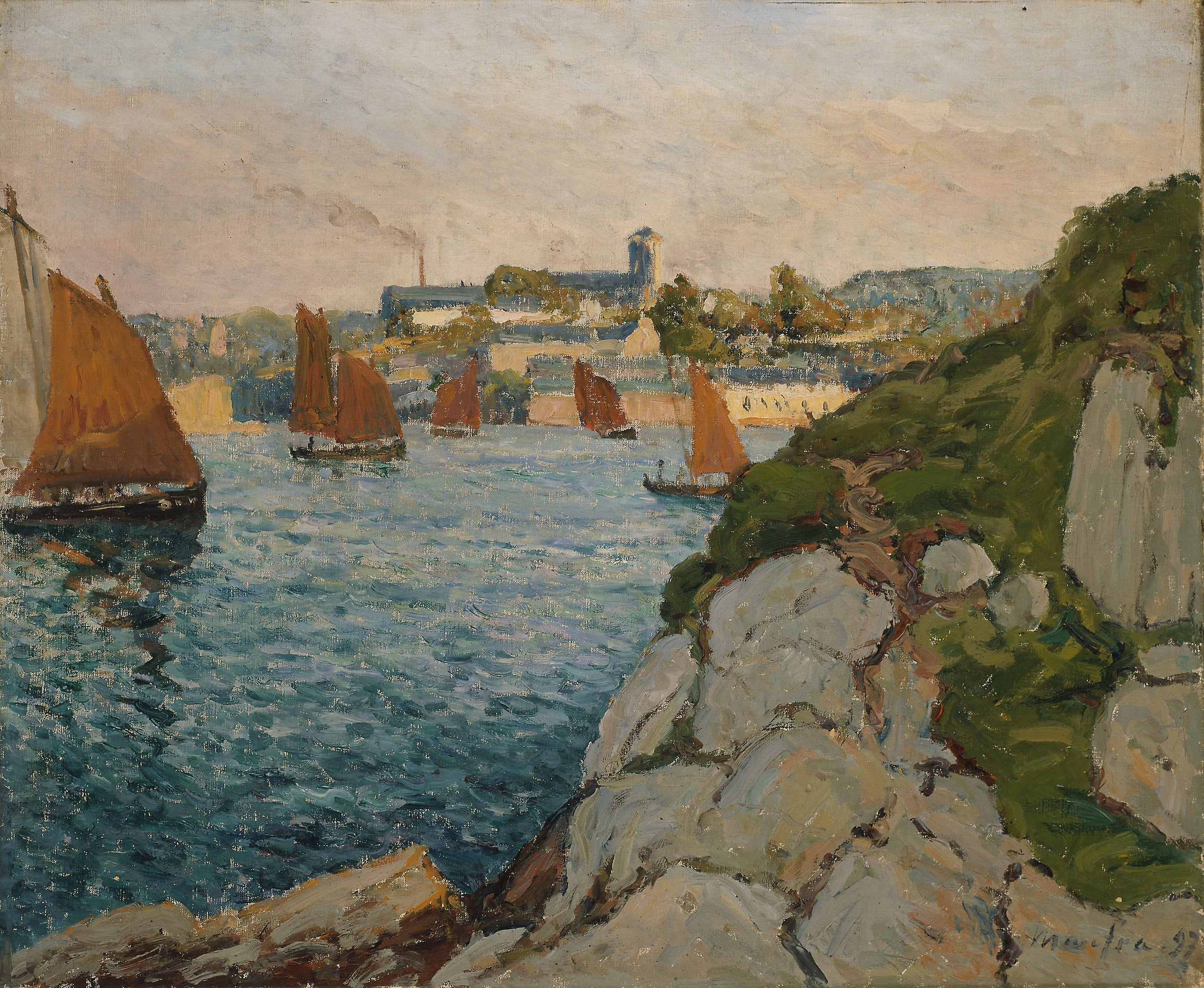Douarnenez la ville éclairée - Maxime Maufra - Alpha Reproduction