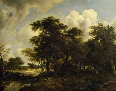 Un paysage avec un commun et un taillis - Adriaen van de Velde