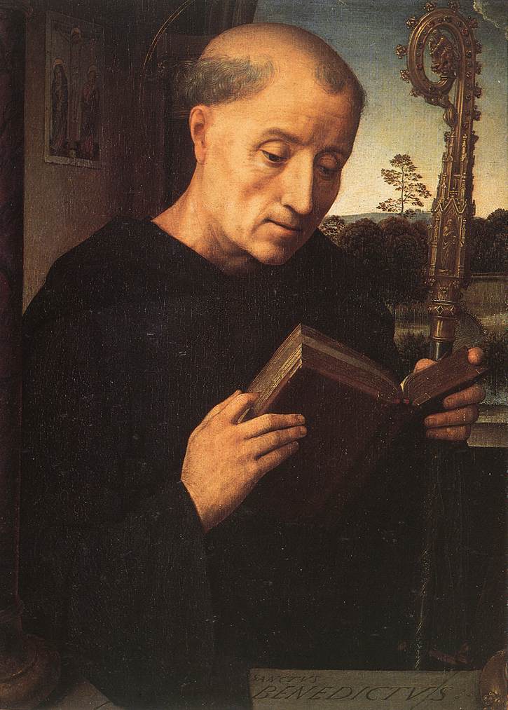 Saint Benoît : Aile gauche - Hans Memling