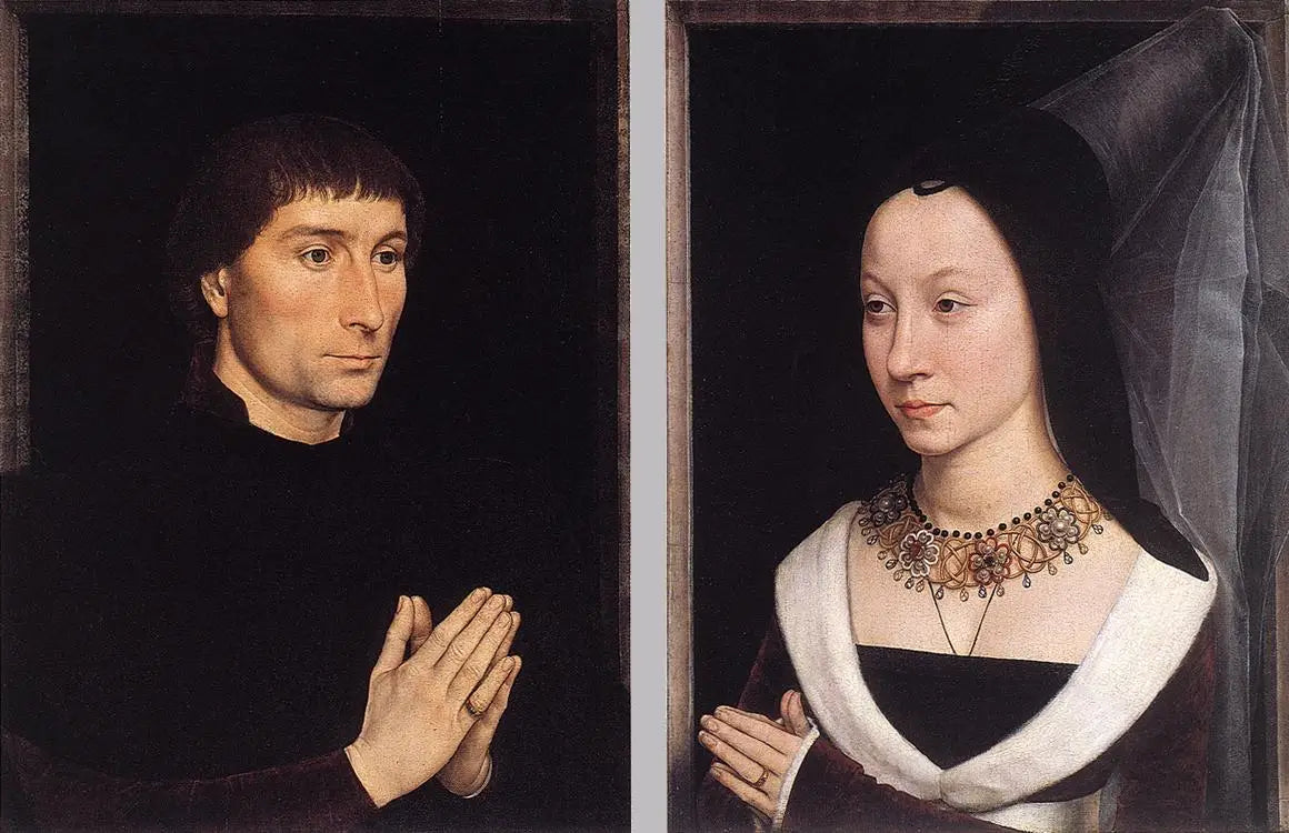 Diptyque de Tommaso Portinari et de sa femme - Hans Memling - Alpha Reproduction