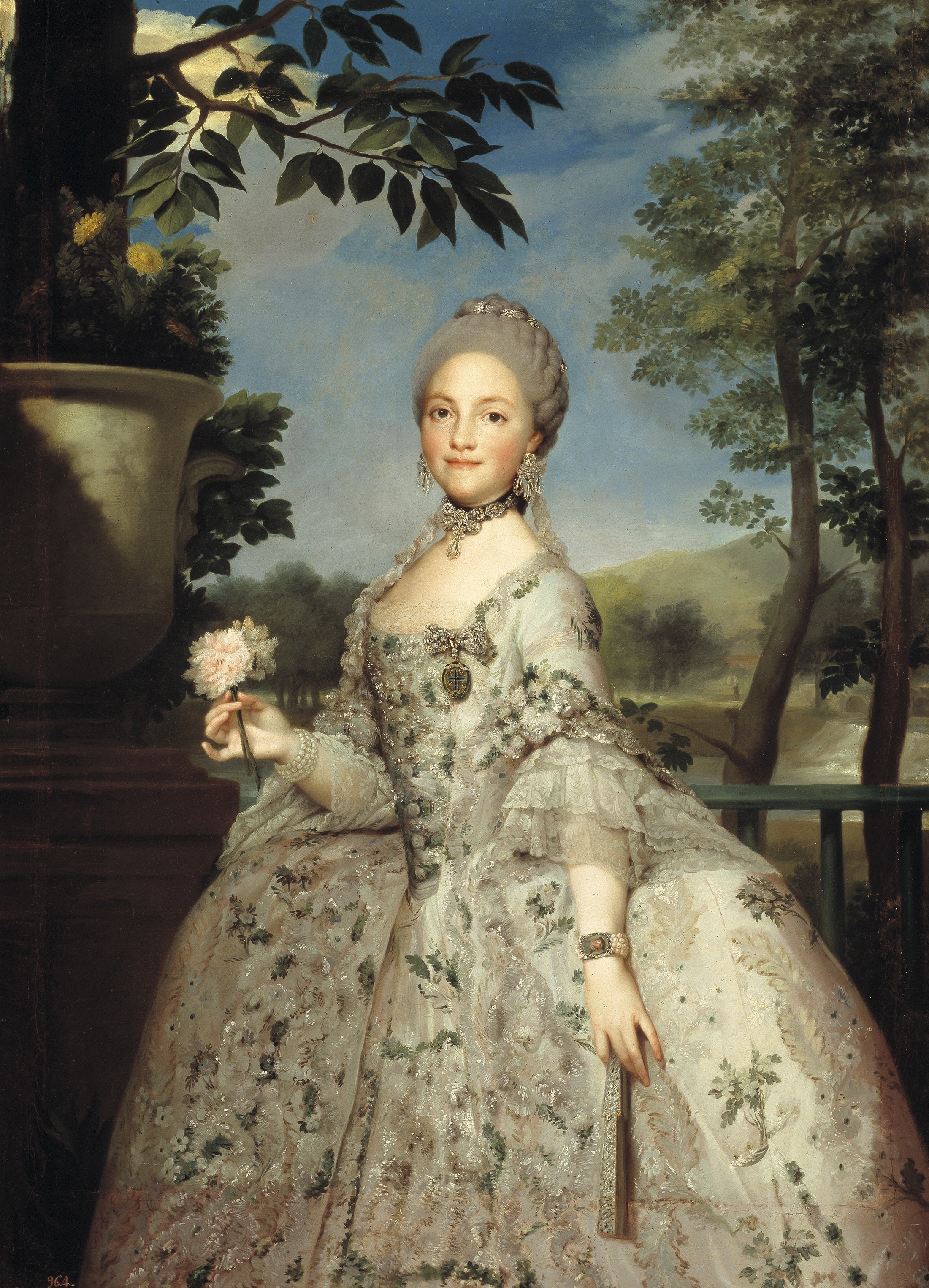 María Luisa de Parme princesse des Asturies - Anton Raphael Mengs - Alpha Reproduction