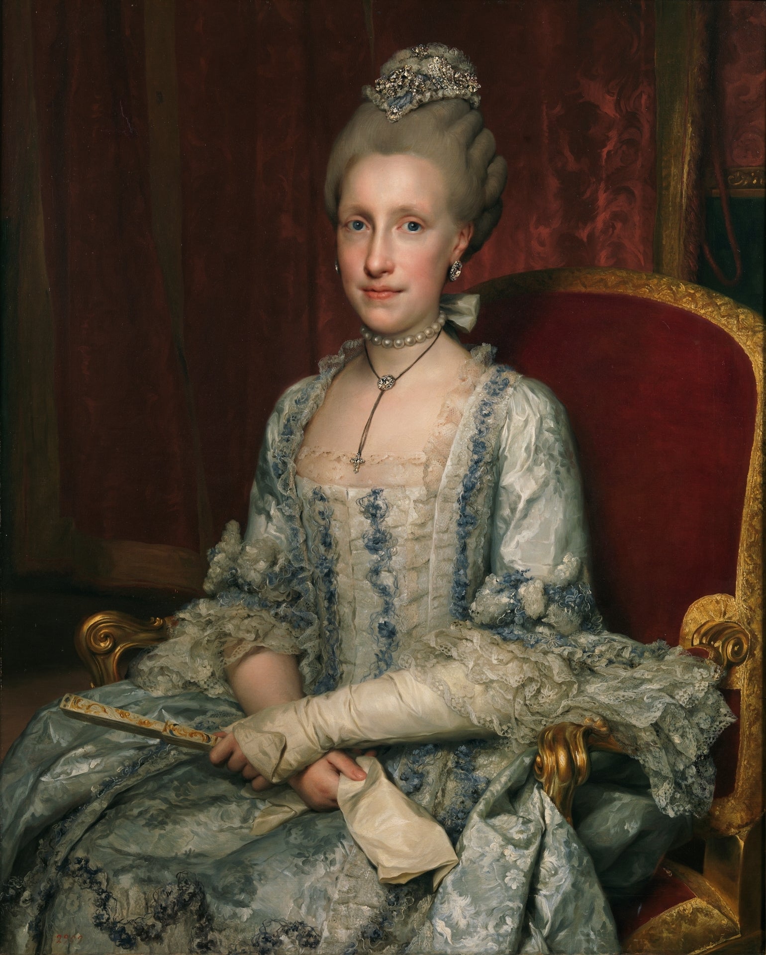 Marie-Louise d’Espagne grande duchesse de Toscane - Anton Raphael Mengs - Alpha Reproduction