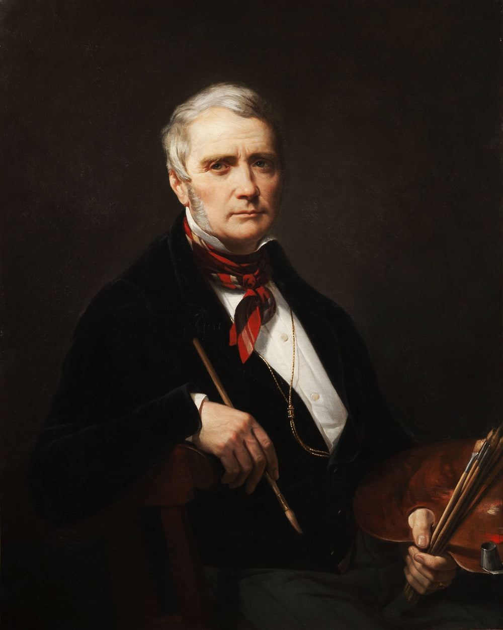 Autoportrait en peintre - Merry-Joseph Blondel
