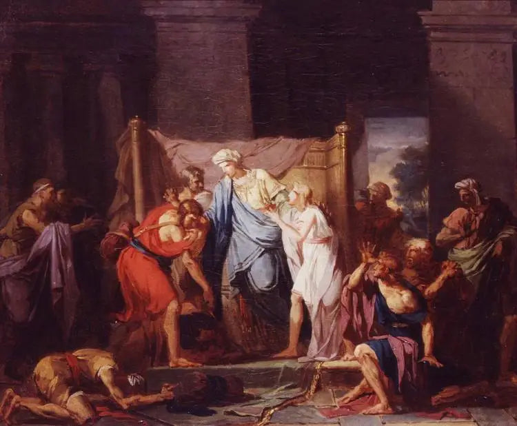 Joseph reconnu par ses frères - Charles Meynier - Alpha Reproduction