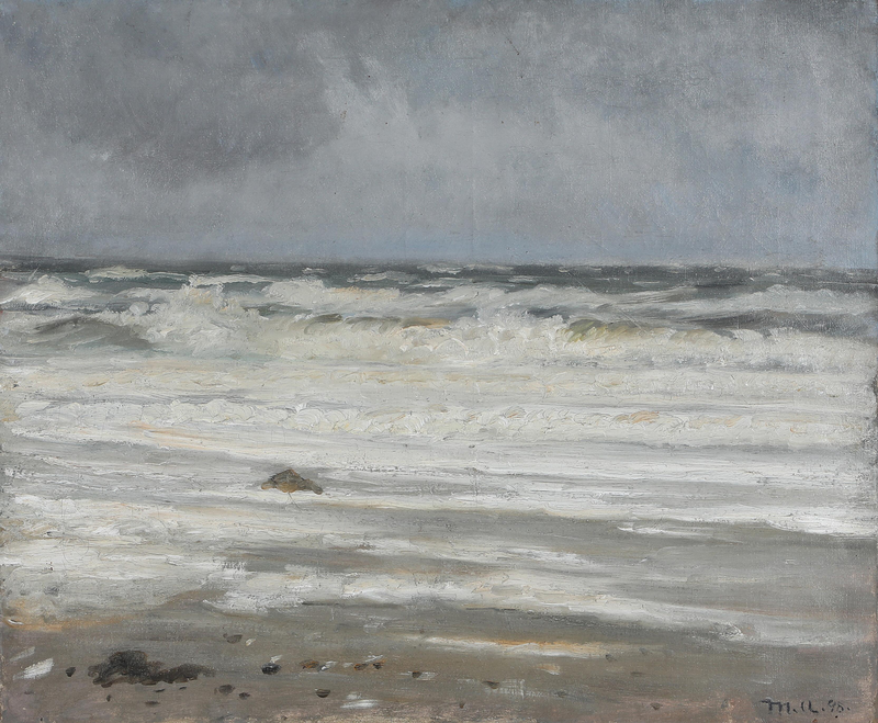 Surf (1898). - Michael Peter Ancher