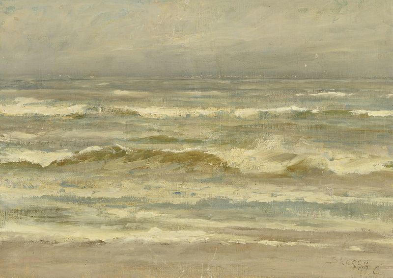 Briseurs à Skagen. - Michael Peter Ancher