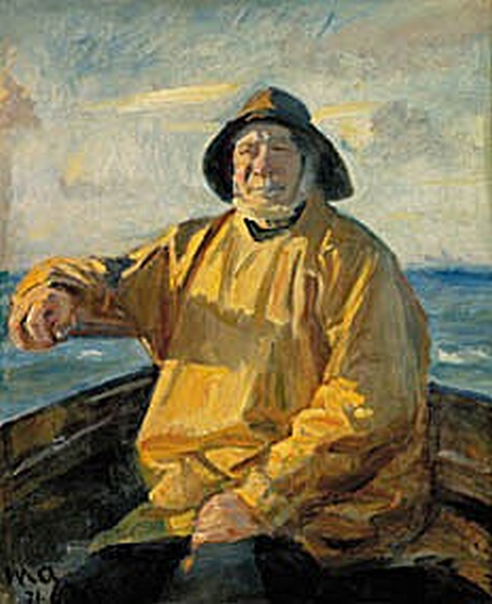 Le pêcheur Lars Andersen. - Michael Peter Ancher