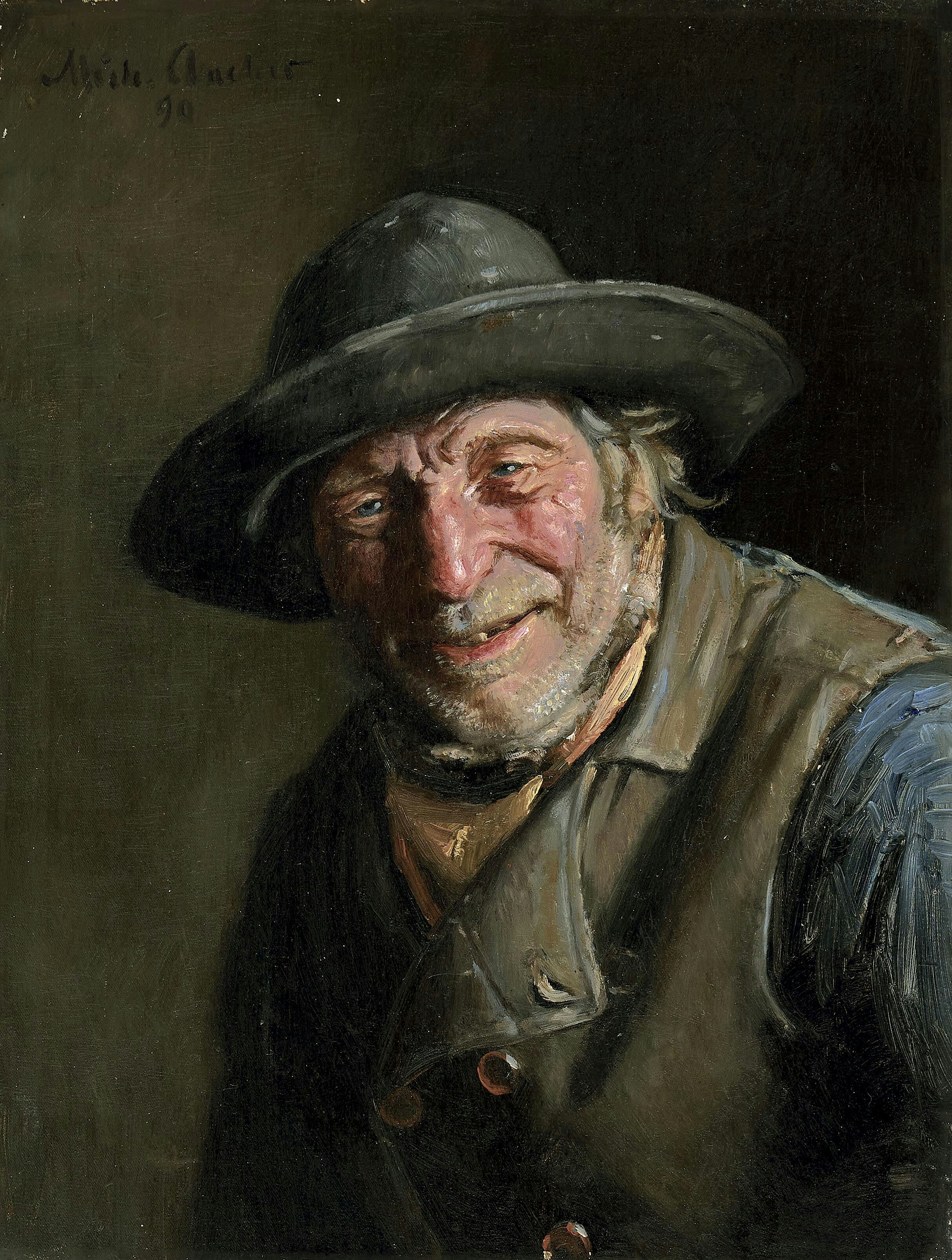 Le vieux Søren. - Michael Peter Ancher - Alpha Reproduction