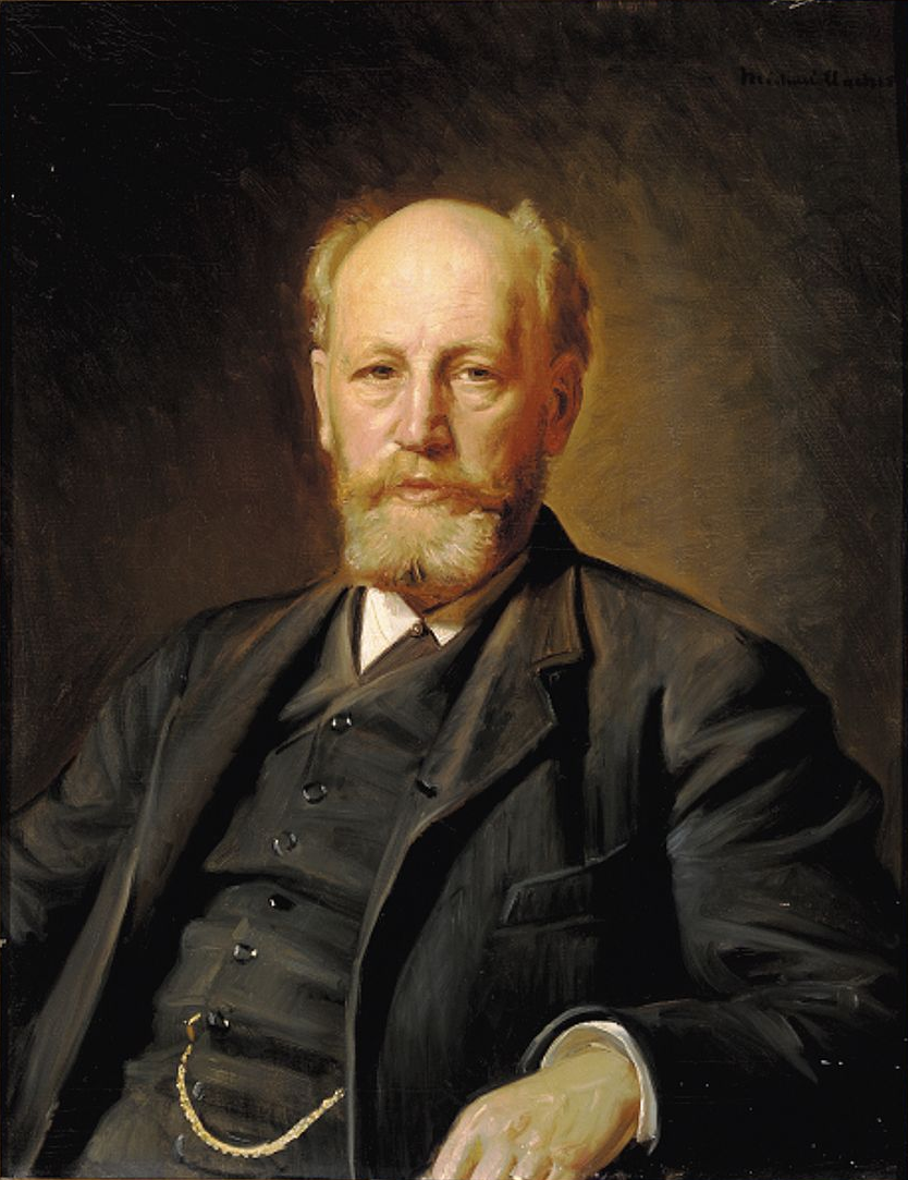 Portrait du professeur Tage Algren Tage-Hansen. - Michael Peter Ancher - Alpha Reproduction