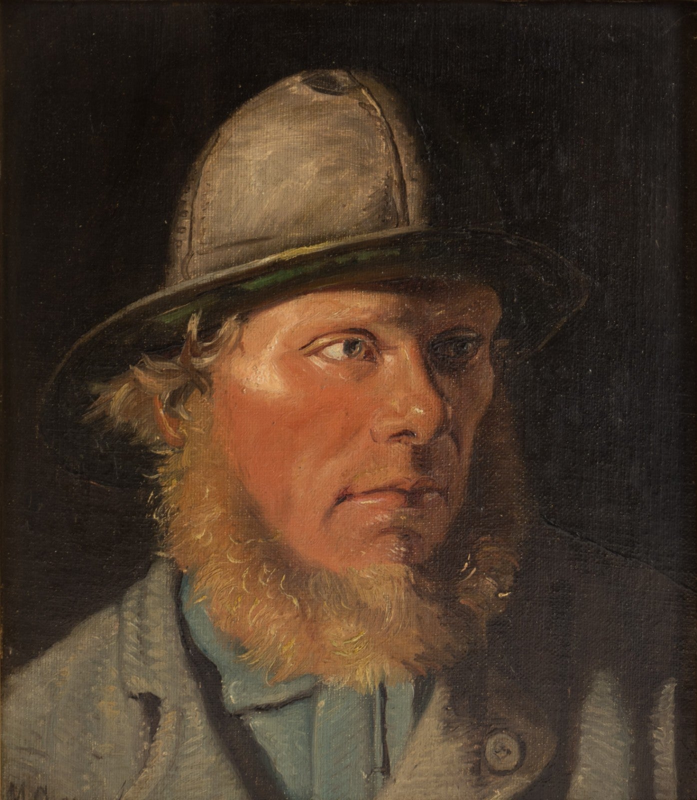 Portrait d’un jeune pêcheur portant un ciré. - Michael Peter Ancher - Alpha Reproduction