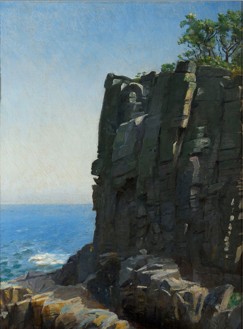 Les falaises du sanctuaire à Rø - Michael Peter Ancher