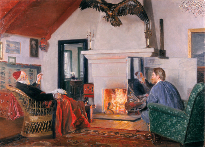 Sous le signe de l'aigle. - Michael Peter Ancher