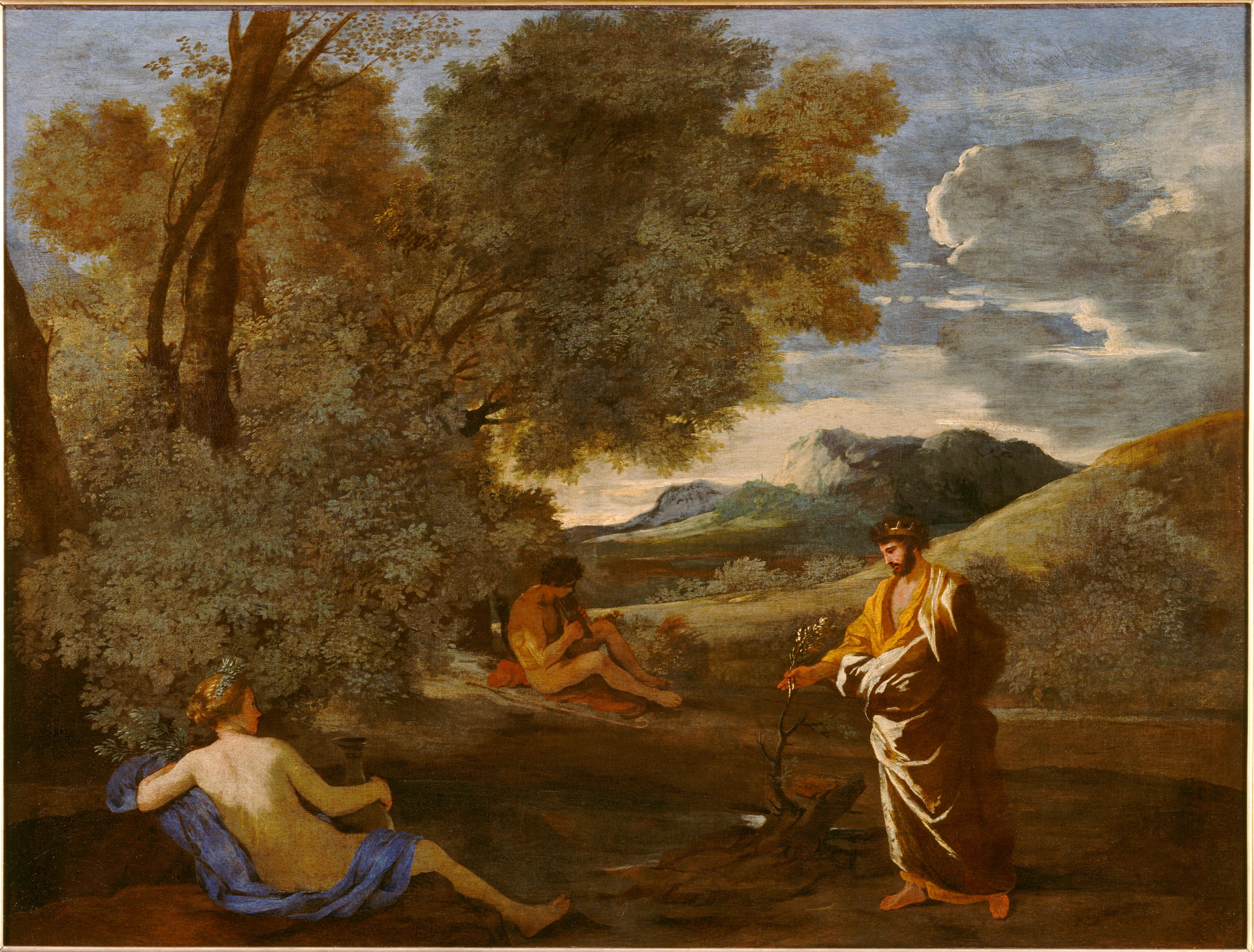 Midas transformant en ou le rameau d’une yeuse - Nicolas Poussin - Alpha Reproduction