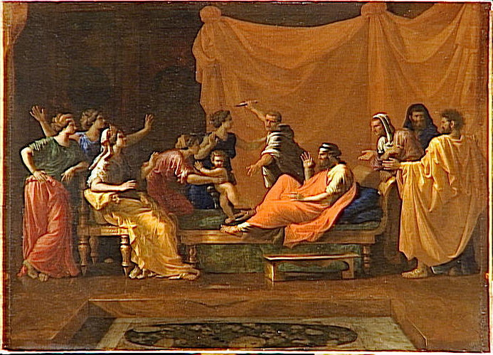 Moïse enfant foulant aux pieds la couronne de Pharaon - Nicolas Poussin - Alpha Reproduction