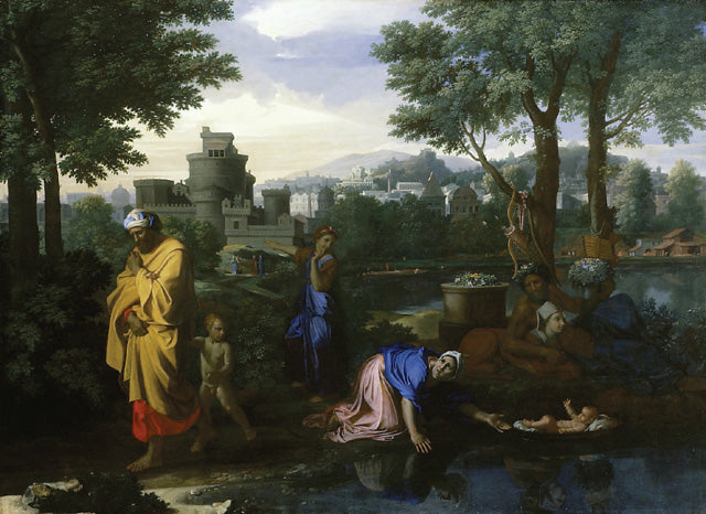 Moïse exposé sur les eaux - Nicolas Poussin - Alpha Reproduction