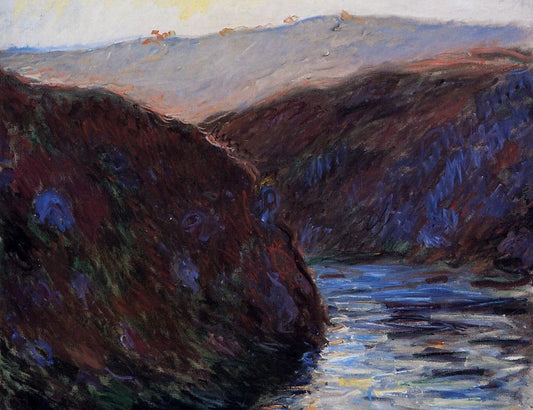 Reproduction du tableau « Vallée de la Creuse, effet du soir - Claude Monet » par Alpha Reproduction en peinture à l’huile