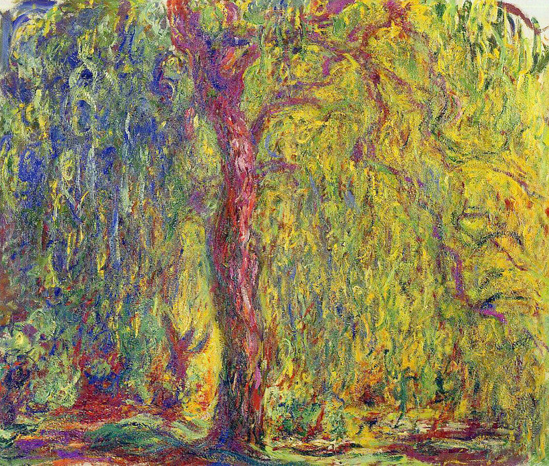 Reproduction du tableau « Saule pleureur - Claude Monet » par Alpha Reproduction en peinture à l’huile
