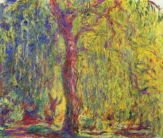 Reproduction du tableau « Saule pleureur - Claude Monet » par Alpha Reproduction en peinture à l’huile