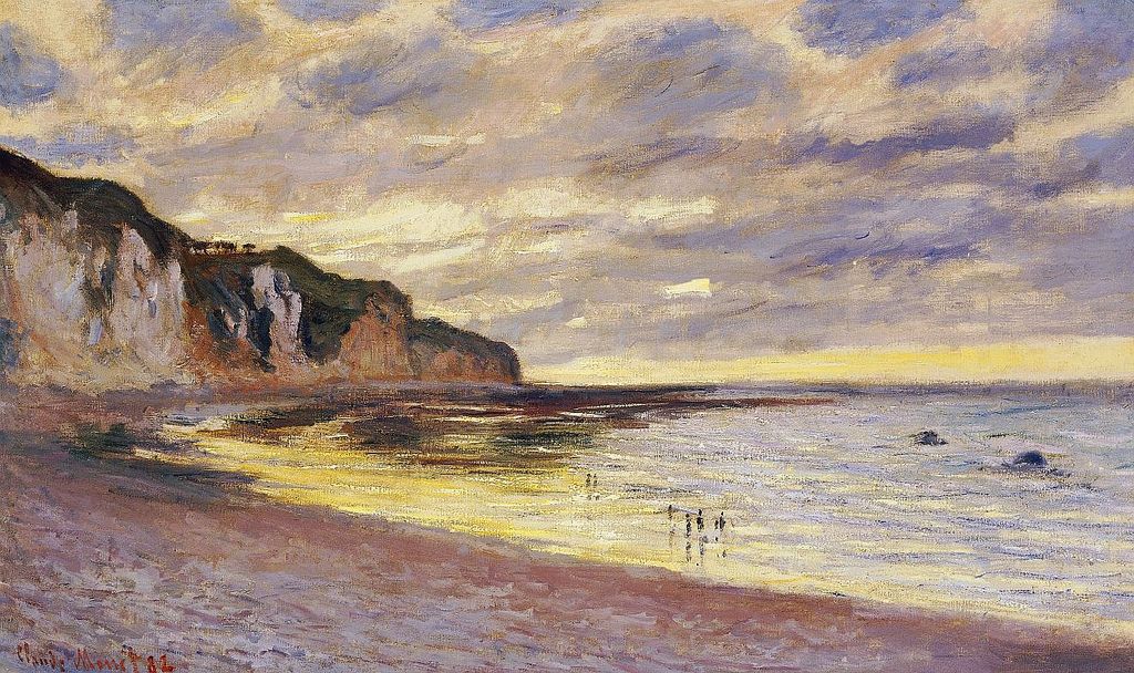 Reproduction du tableau « The Pointe de l'Ailly, low tide - Claude Monet » par Alpha Reproduction en peinture à l’huile