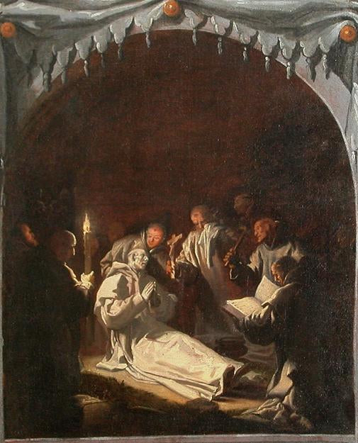 La Mort de saint Bruno - Vincenzo Carducci