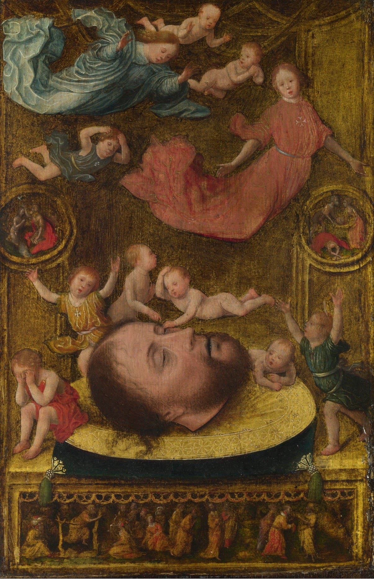 La tête de saint Jean-Baptiste - Jan Mostaert