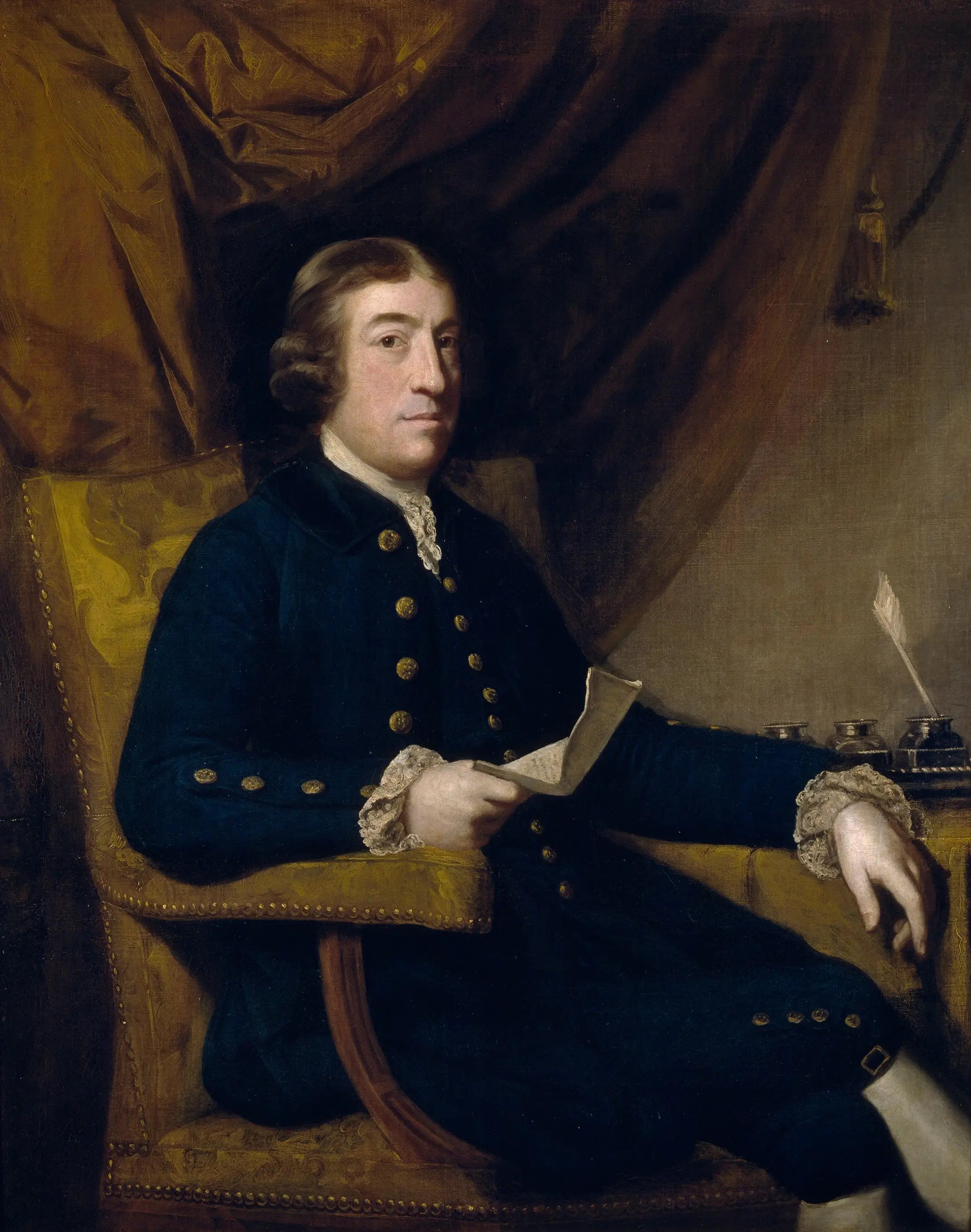 Portrait de James Bourdieu - Joshua Reynolds - Alpha Reproduction