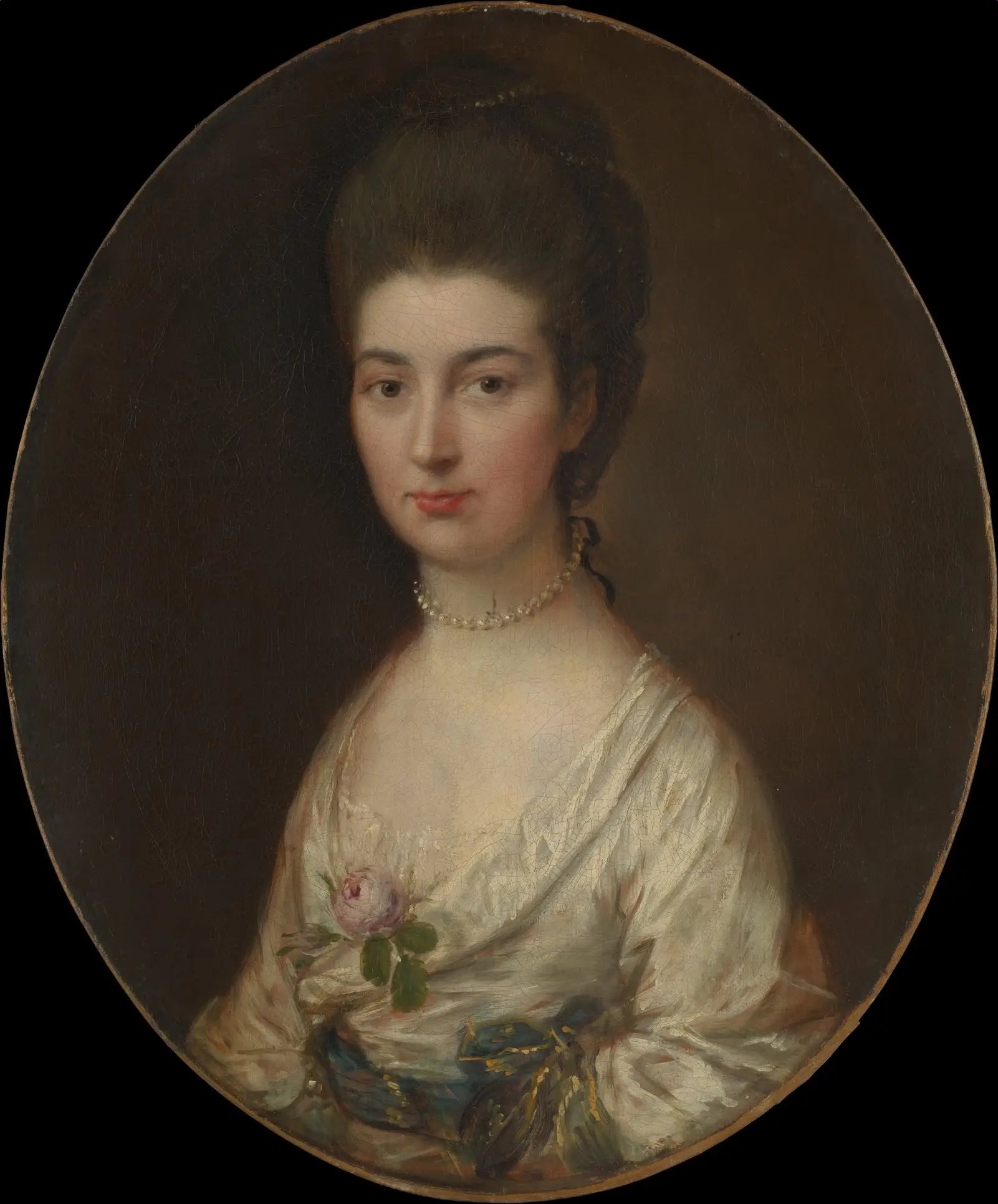 Mme Ralph Izard (Alice De Lancey 1746/47–1832) - Thomas Gainsborough - Alpha Reproduction
