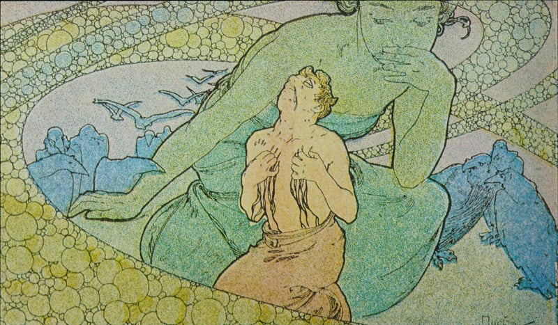 Illustrations for Clio by Mucha - Alfons Mucha