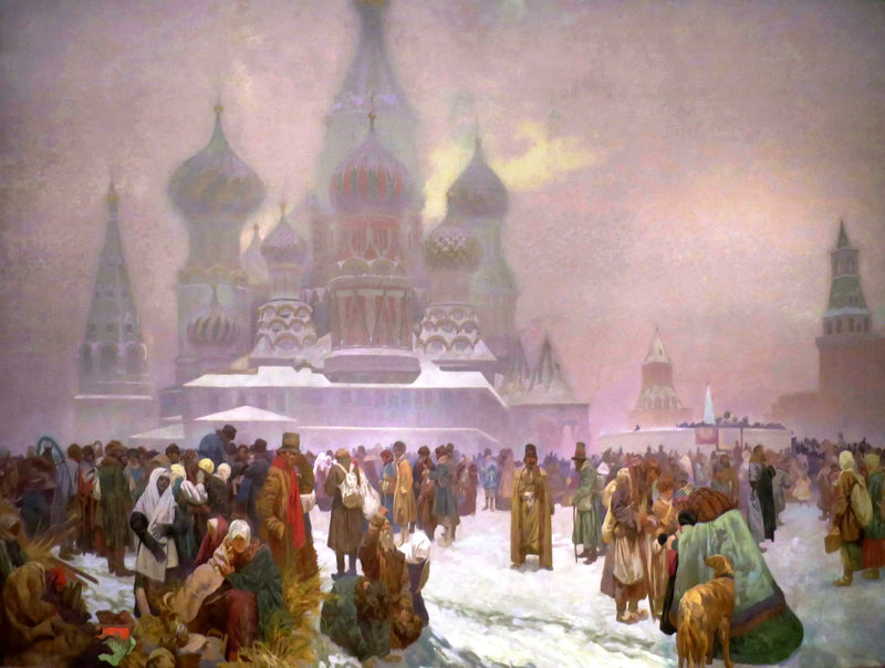 Освобождение русских крестьян - Альфонс Муха