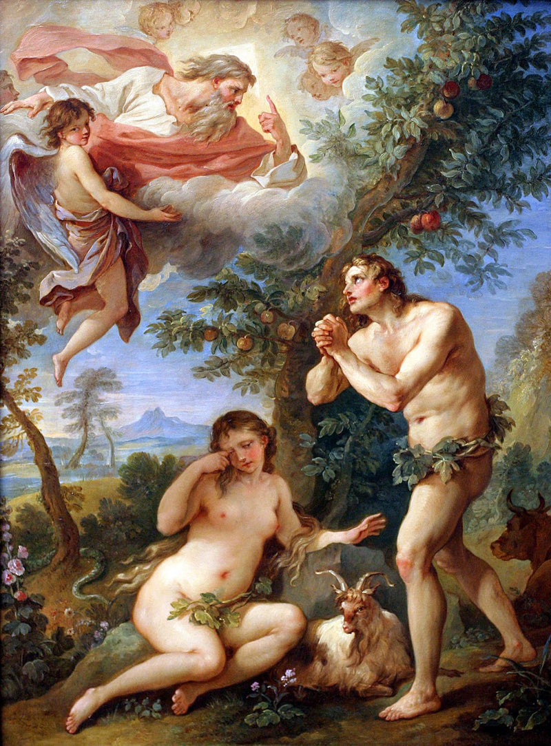 Adam et Ève chassés du Paradis terrestre - Charles-Joseph Natoire
