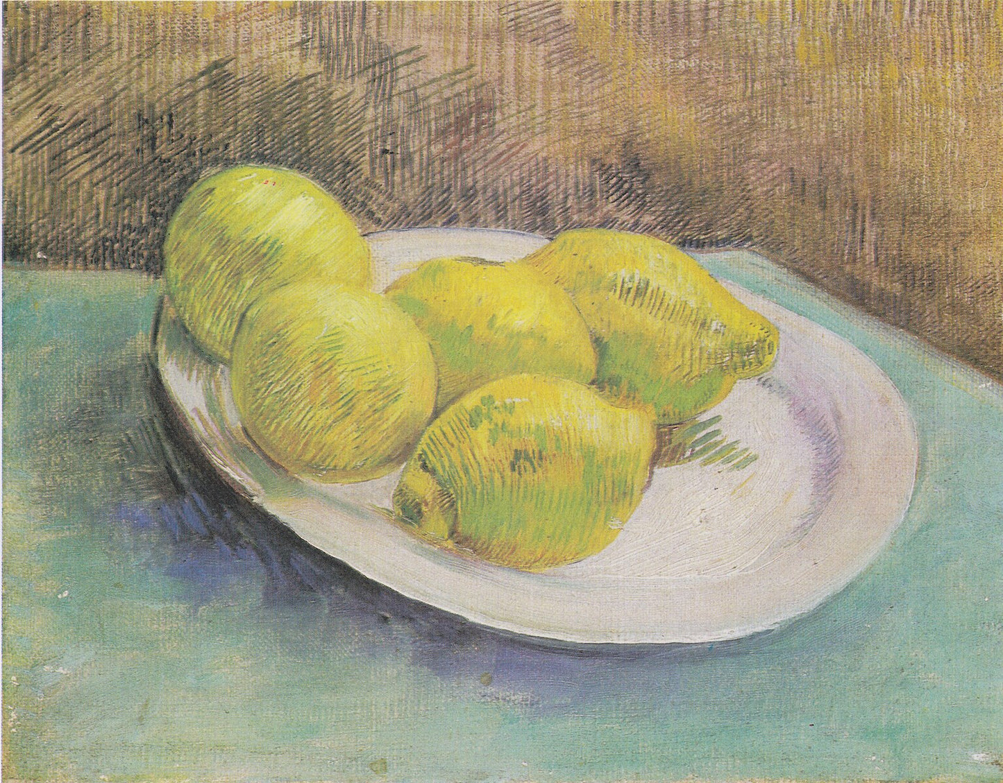 🍋 Натюрморт с лимонами на тарелке – Винсент ван Гог (1887)