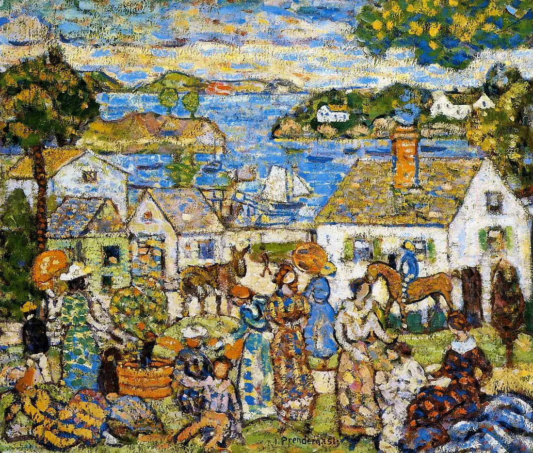 Port de la Nouvelle-Angleterre - Maurice Prendergast - Alpha Reproduction