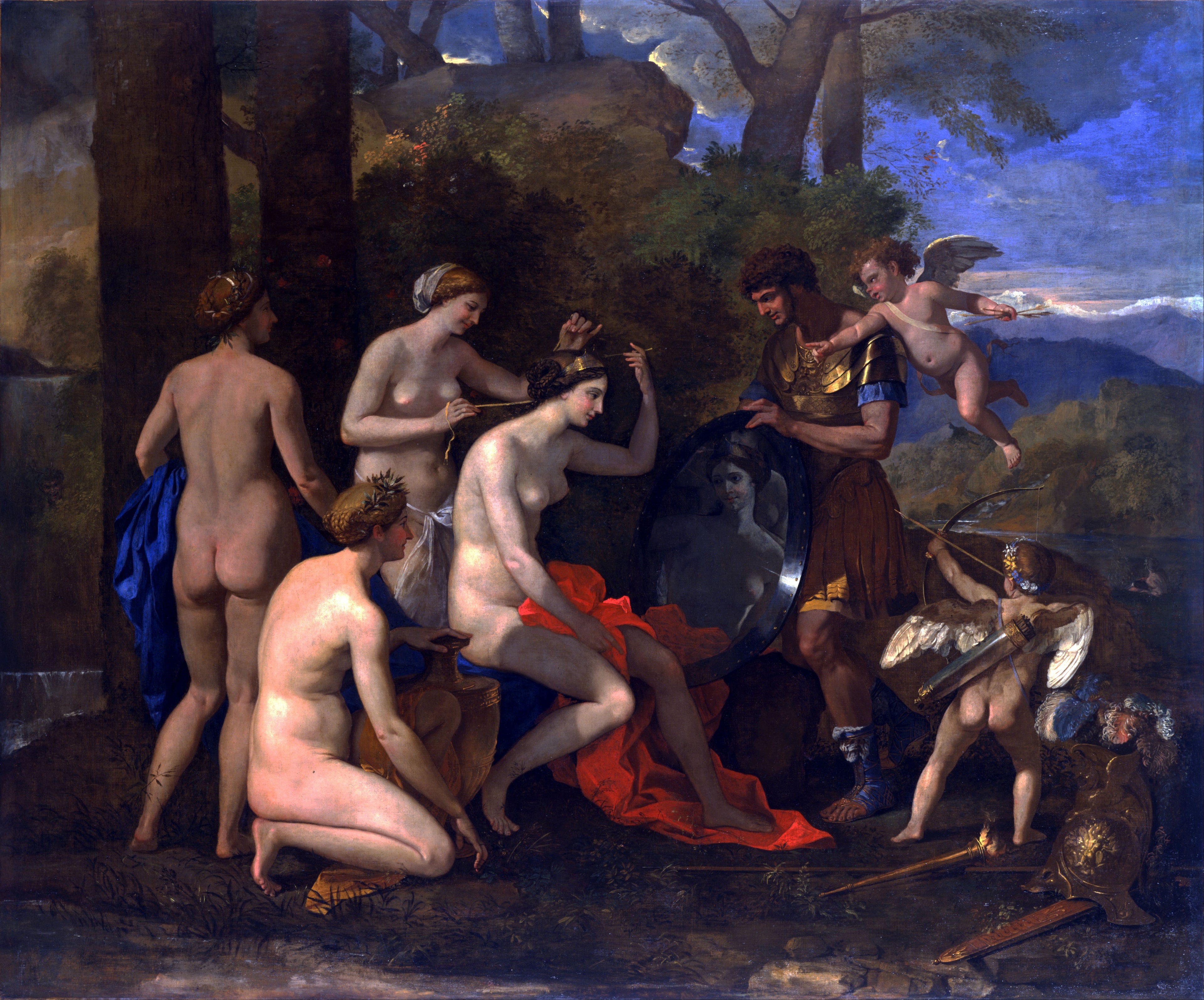 Vénus et Mars - Nicolas Poussin - Alpha Reproduction