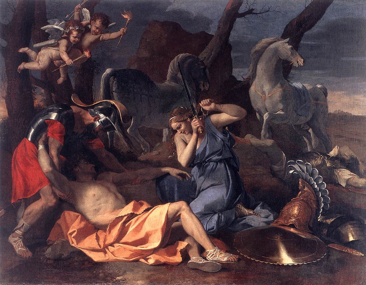 Tancrède et Herminie - Nicolas Poussin - Alpha Reproduction