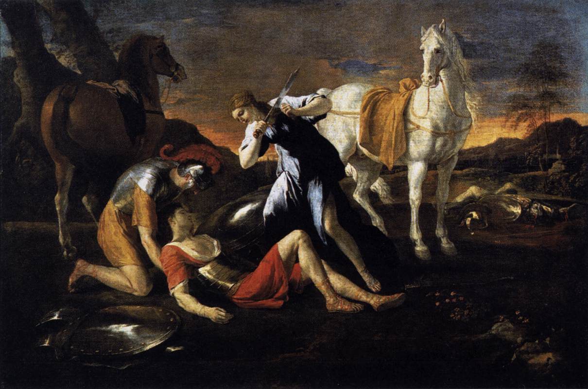 Tancrède et Herminie - Nicolas Poussin - Alpha Reproduction