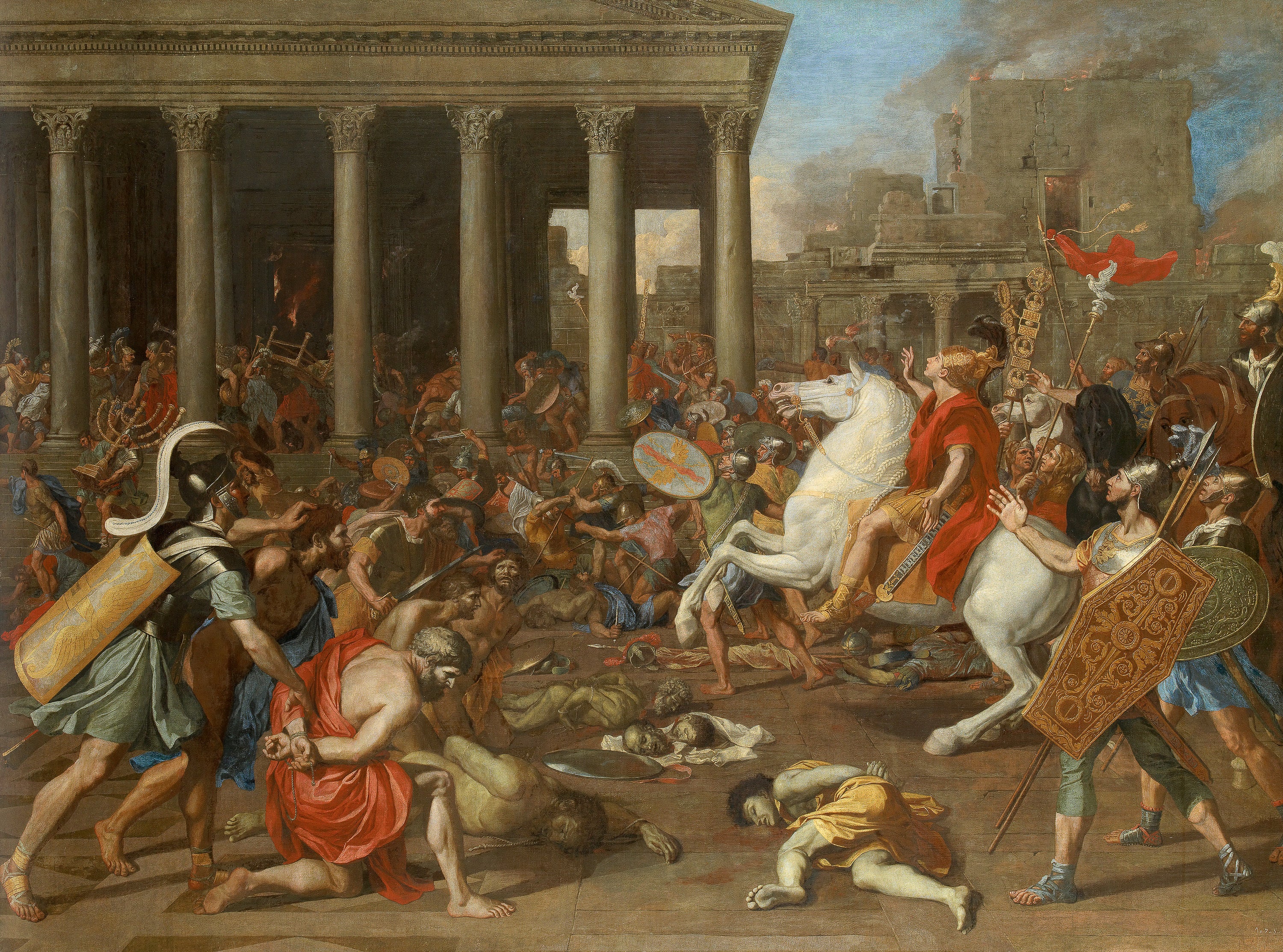 La Destruction du temple de Jérusalem - Nicolas Poussin - Alpha Reproduction