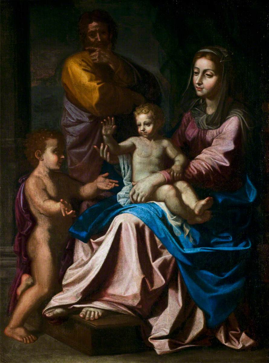 La Sainte Famille avec l’enfant saint Jean - Nicolas Poussin - Alpha Reproduction