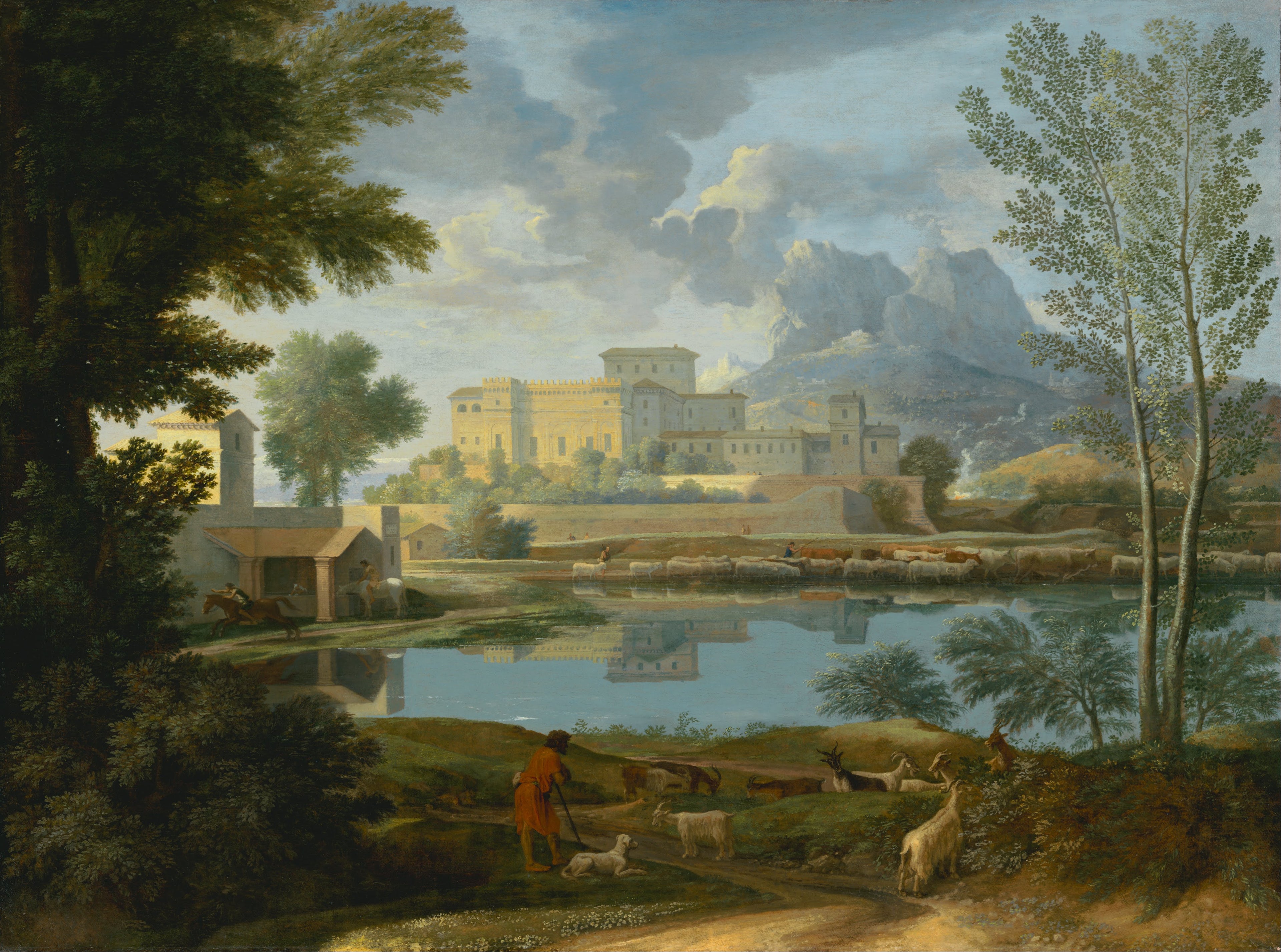 Paysage par temps calme - Nicolas Poussin - Alpha Reproduction