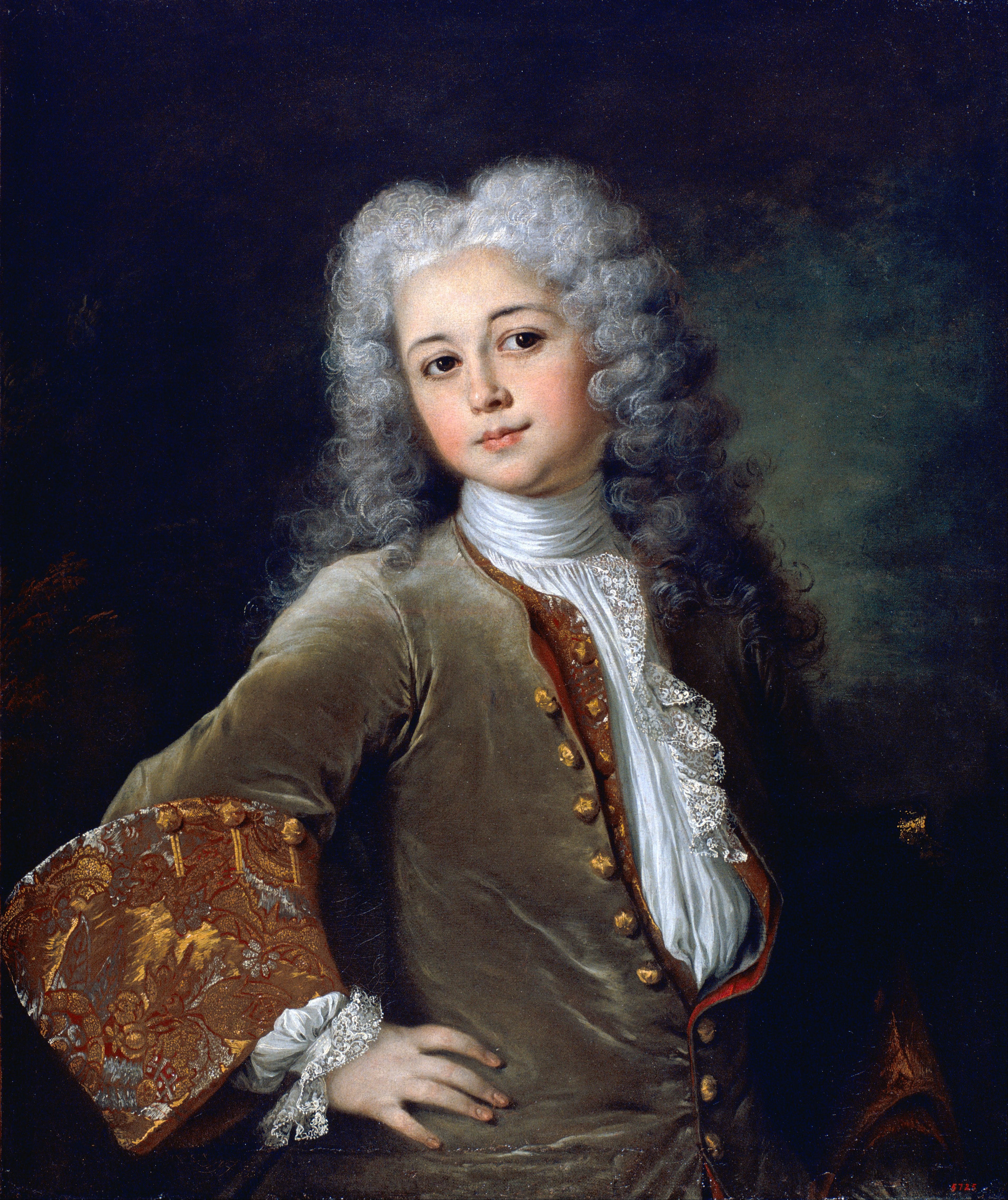 Portrait d'un jeune homme avec une perruque - Nicolas de Largillière