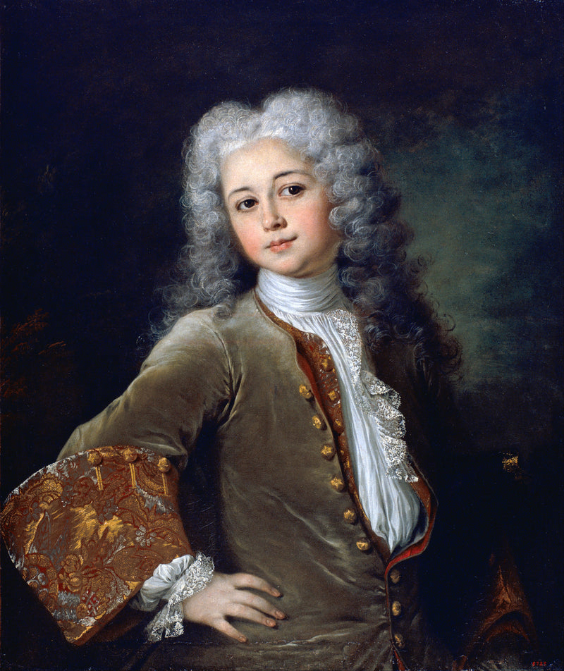 Portrait d'un jeune homme avec une perruque - Nicolas de Largillière