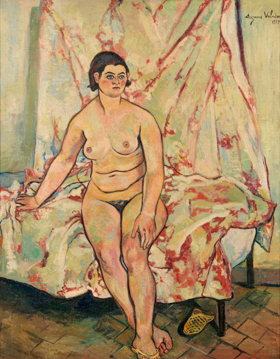 Nu assis sur le bord d'un lit - Suzanne Valadon