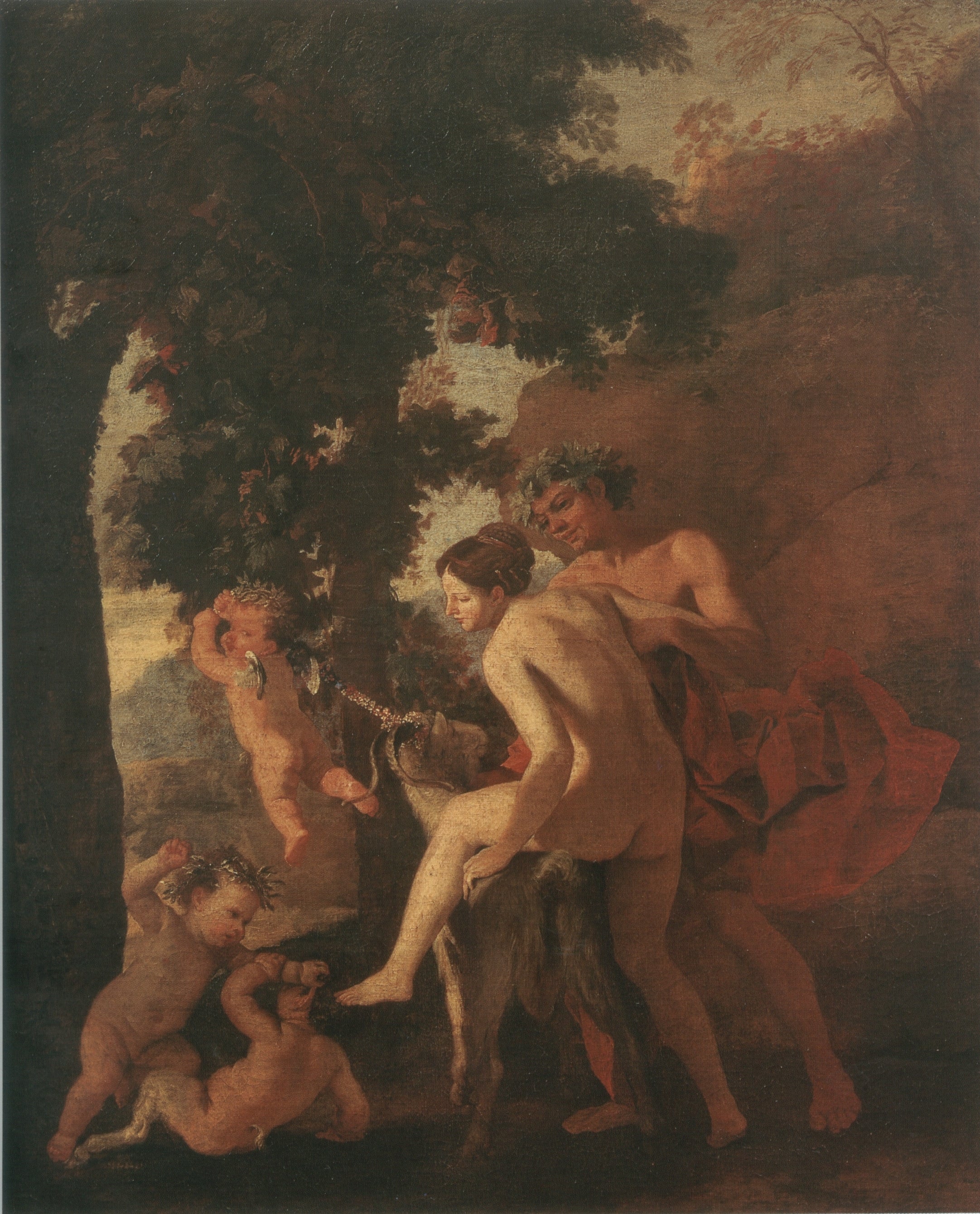 Nymphe chevauchant un bouc - Nicolas Poussin - Alpha Reproduction
