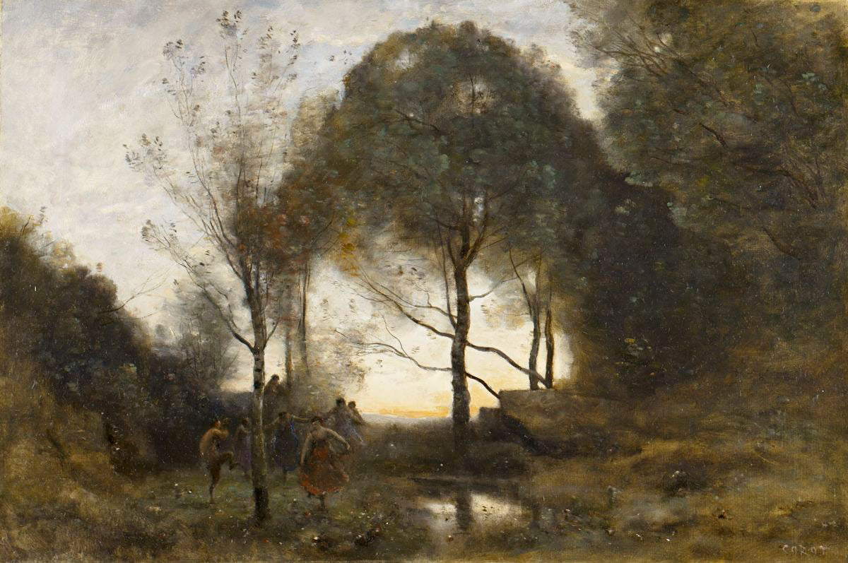Nymphes et Faunes - Jean-Baptiste Camille Corot