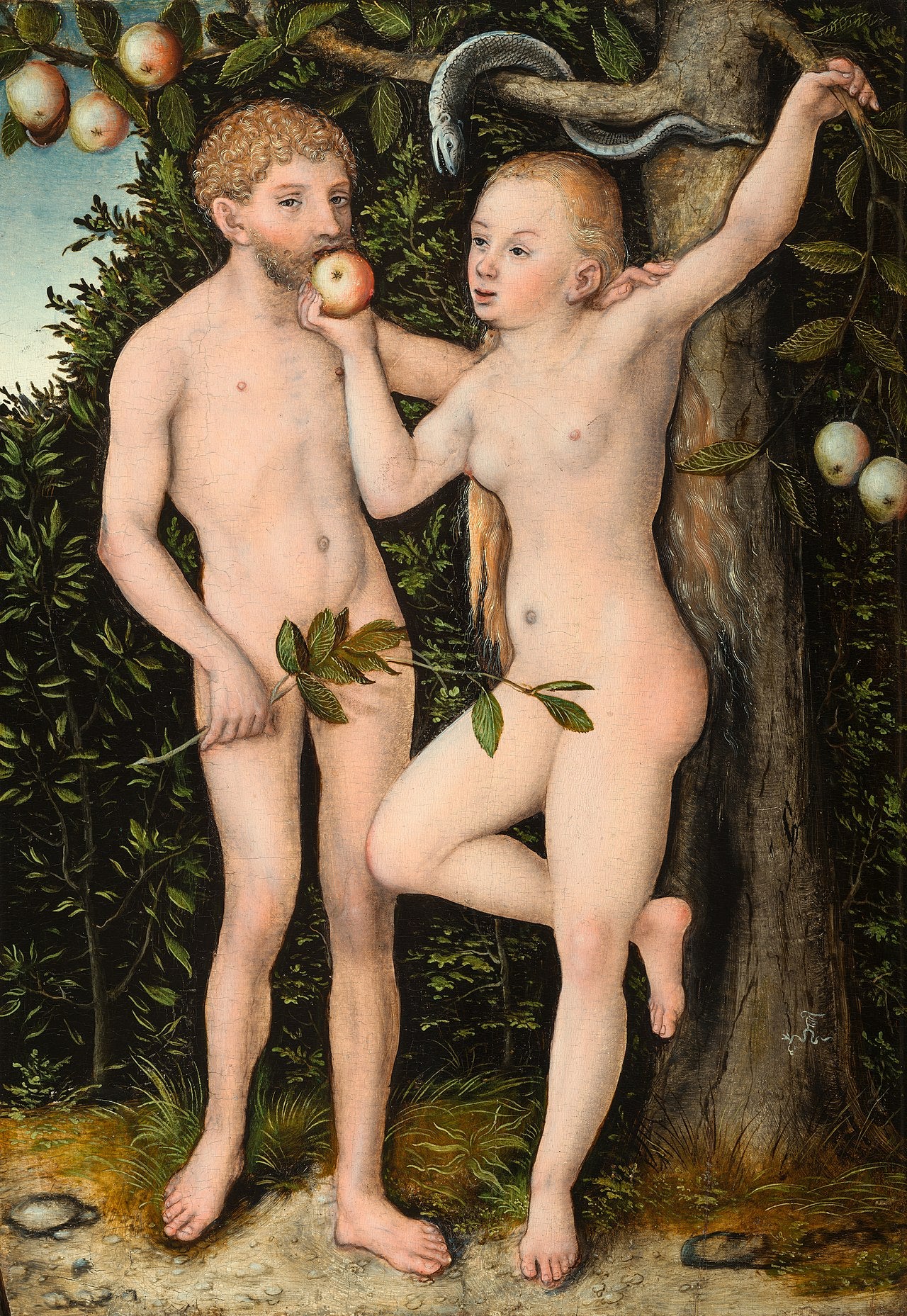 Adam et Ève - Lucas Cranach the Elder