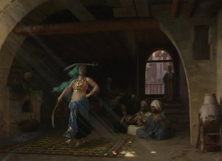 Алмех, исполняющий танец с мечом - Жан-Леон Жером