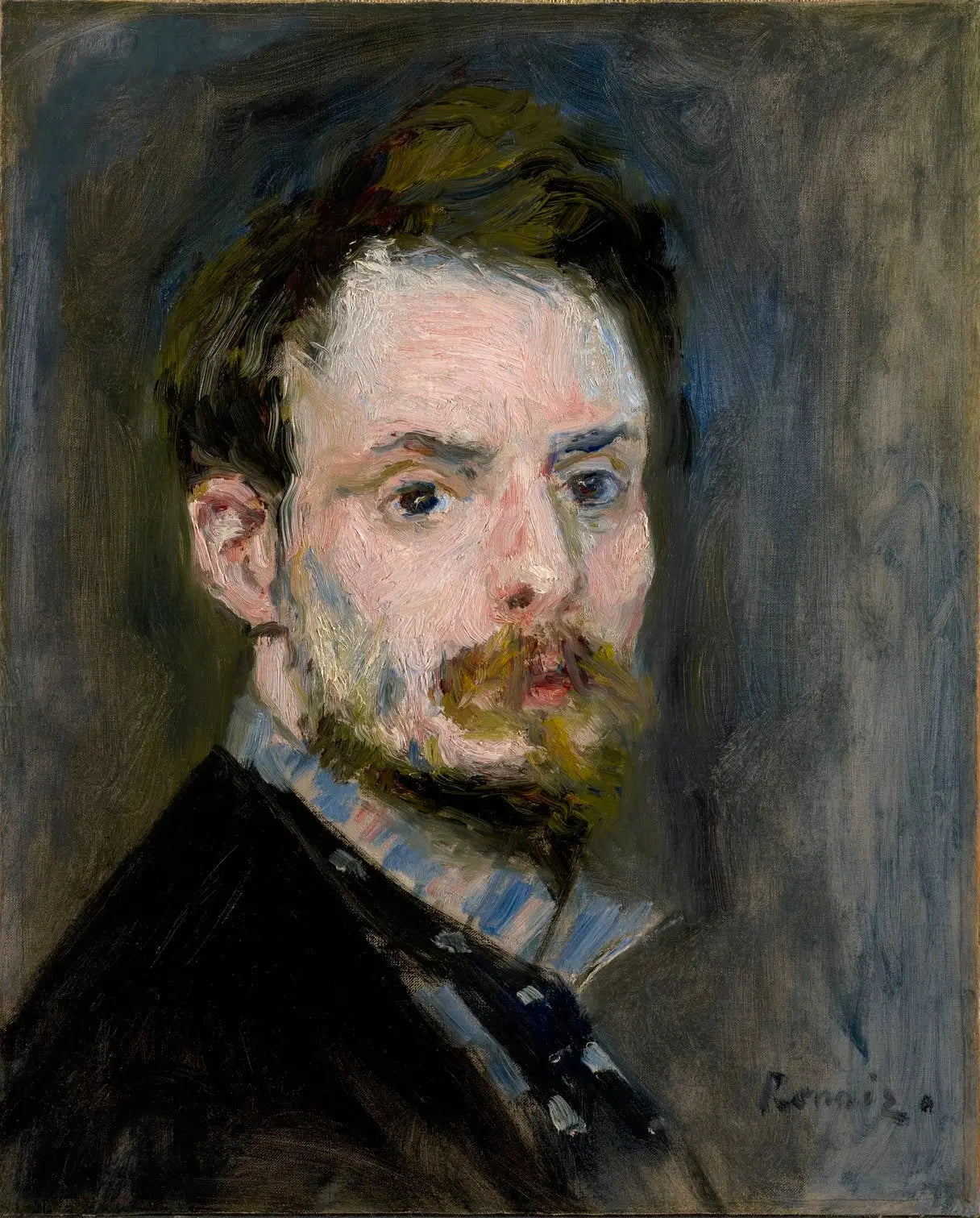 Reproduction du tableau « Autoportrait - Pierre-Auguste Renoir » par Alpha Reproduction en peinture à l’huile