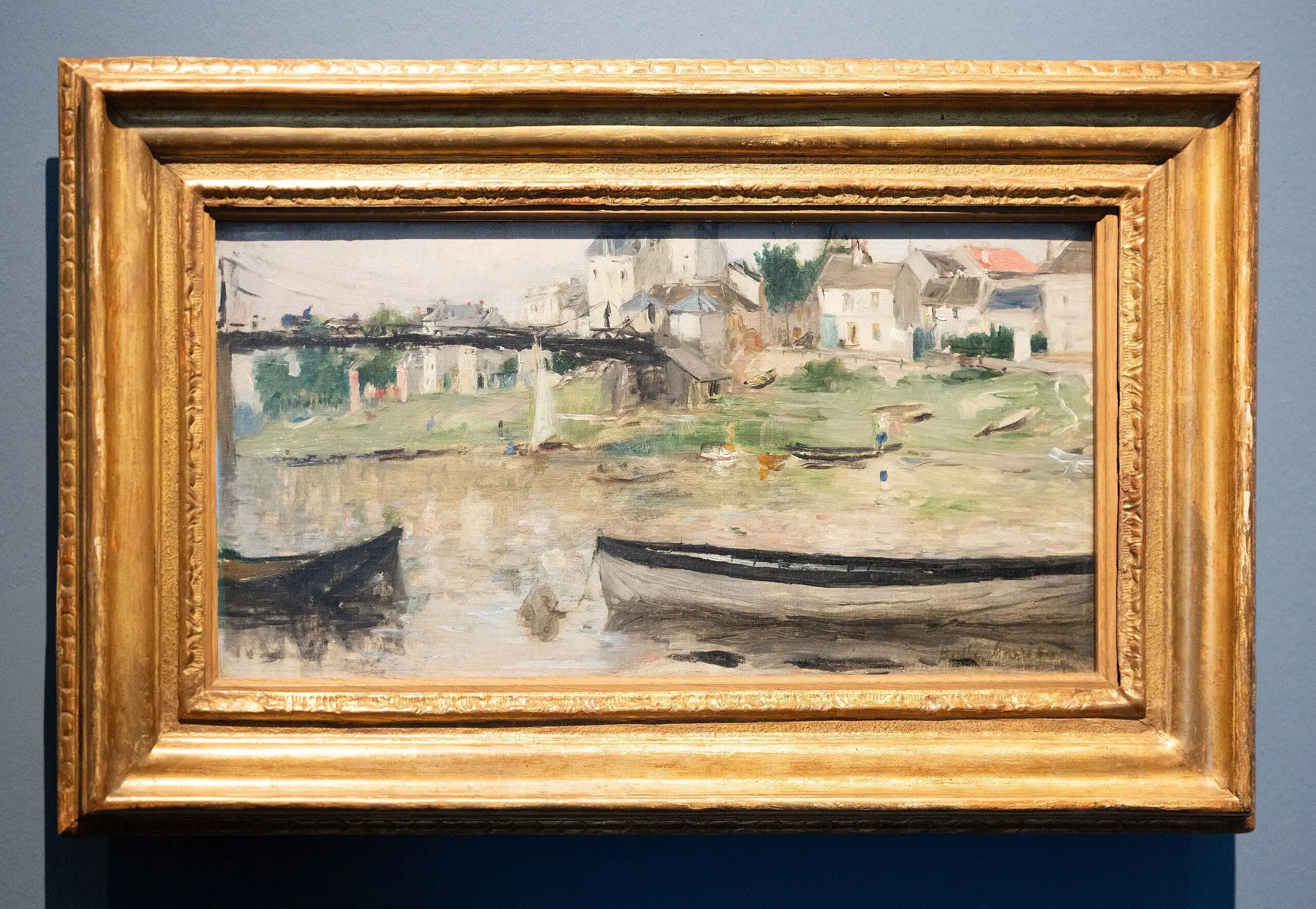 Bateaux sur la Seine - Berthe Morisot - Alpha Reproduction