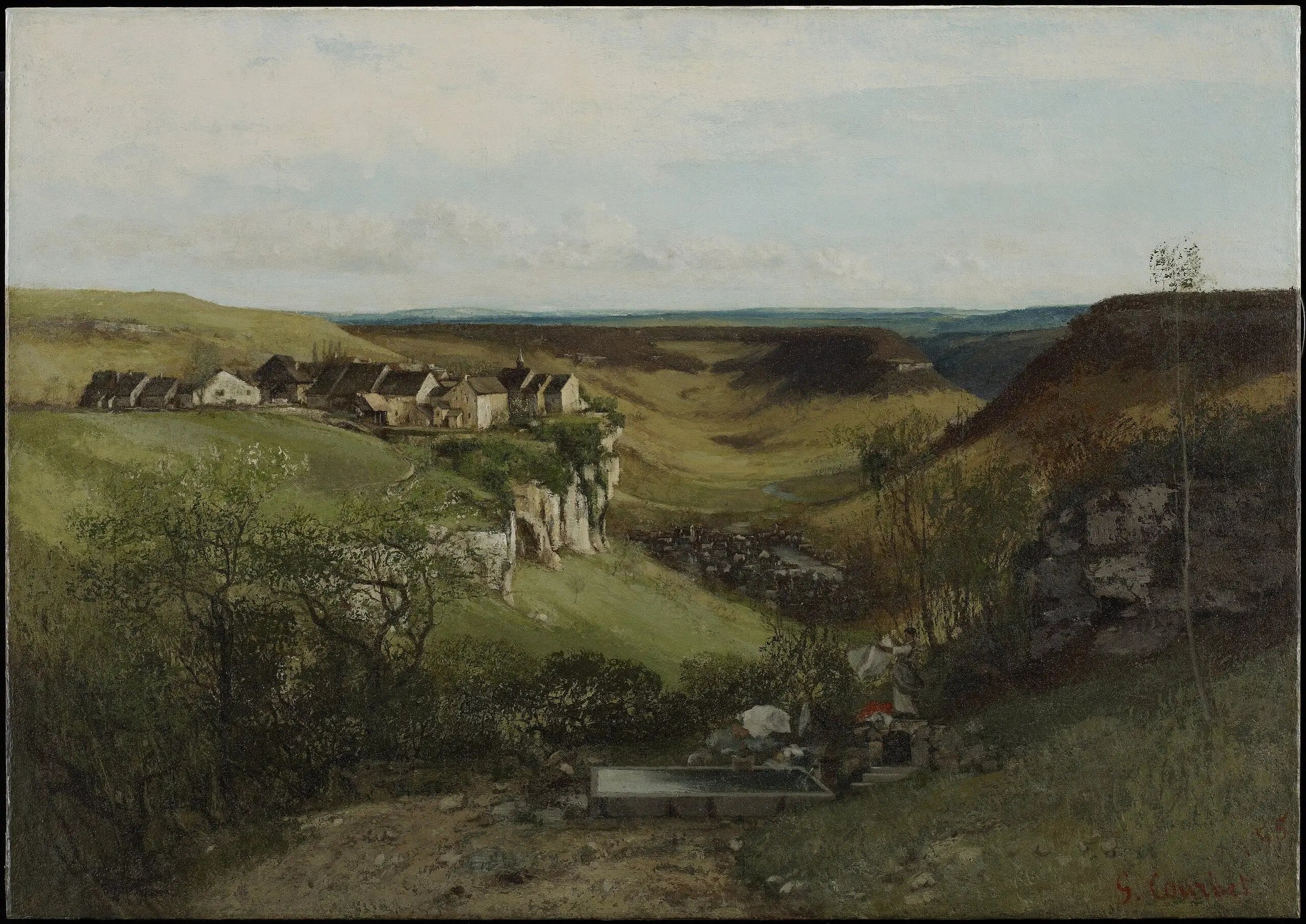 Château d’Ornans - Gustave Courbet - Alpha Reproduction