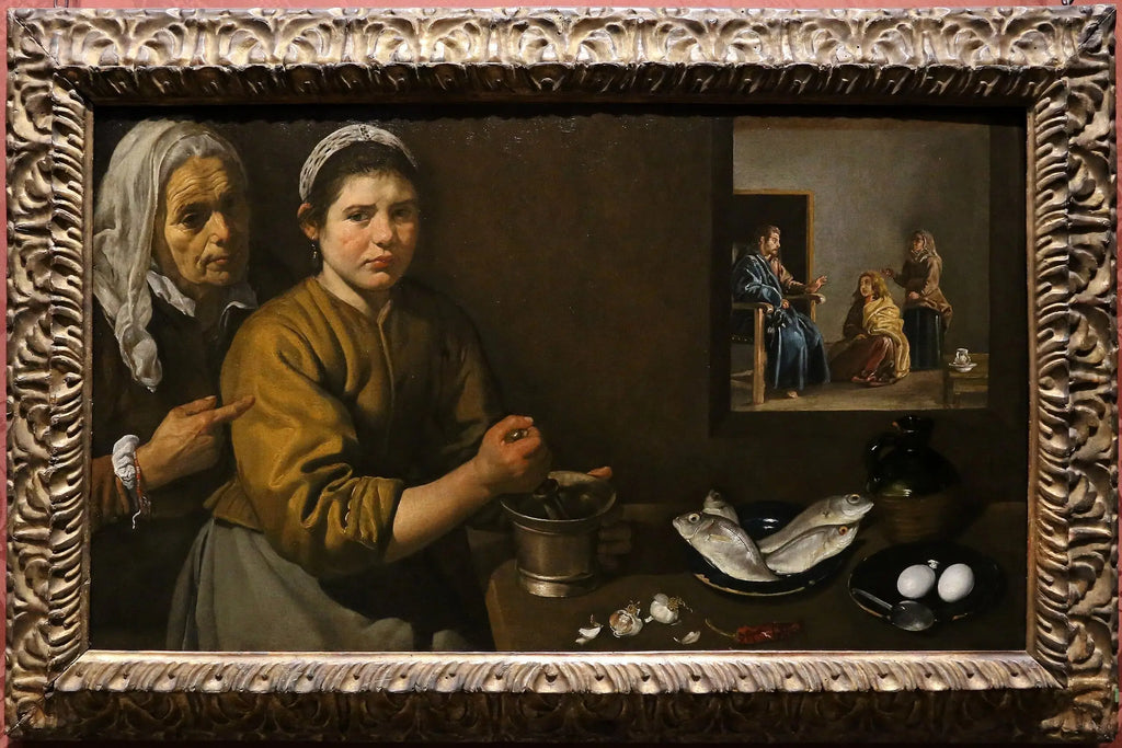 Christ dans la maison de Marthe et Marie - Diego Velázquez - Alpha Reproduction