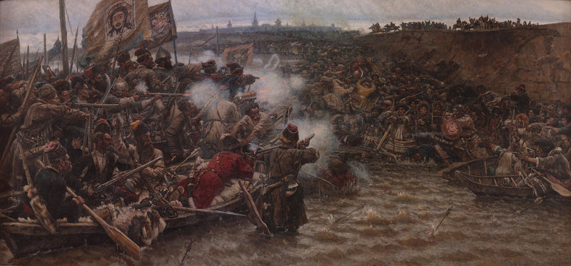Conquête de la Sibérie par Ermak - Vassili Sourikov